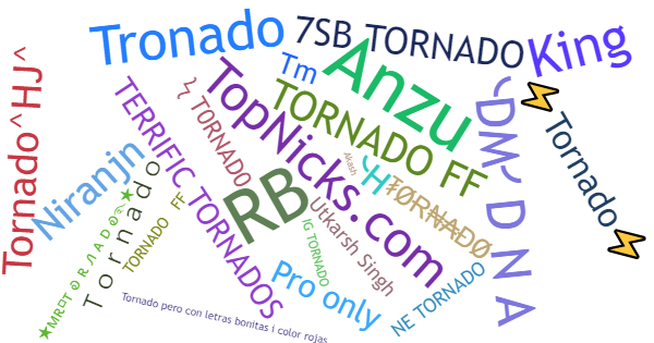 ألقاب لـ Tornado