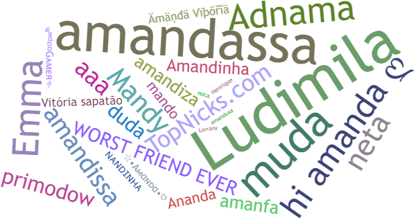 ألقاب لـ Amanda