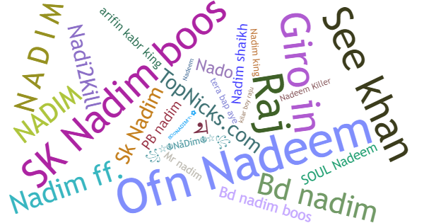 ألقاب لـ Nadim