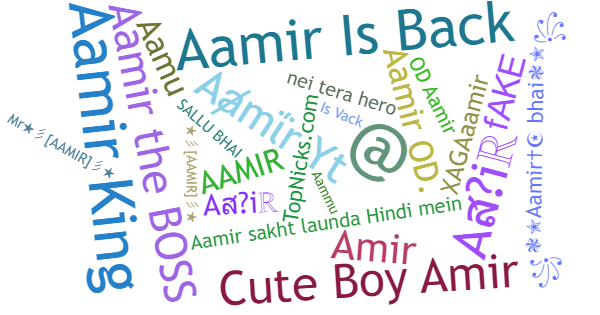 ألقاب لـ Aamir