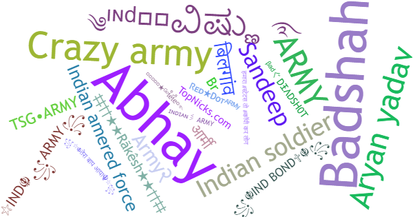 ألقاب لـ IndianArmy