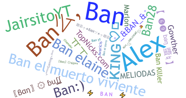 ألقاب لـ Ban