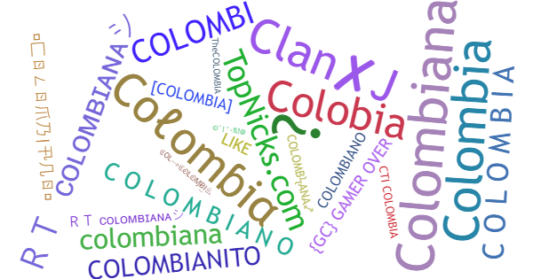 ألقاب لـ Colombia