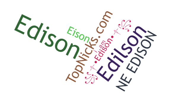 ألقاب لـ Edison