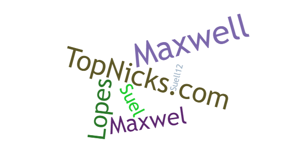 ألقاب لـ Maxwell