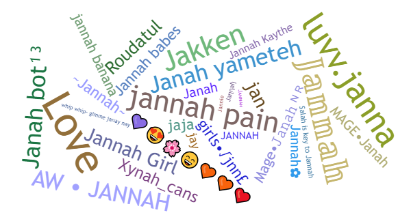 ألقاب لـ Jannah