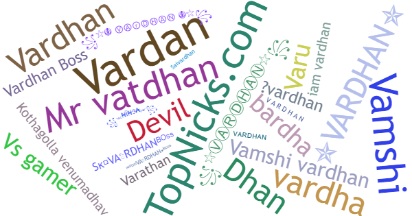 ألقاب لـ Vardhan