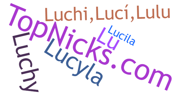 ألقاب لـ Lucila