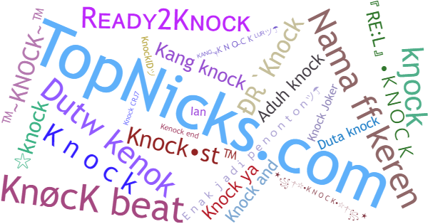 ألقاب لـ Knock