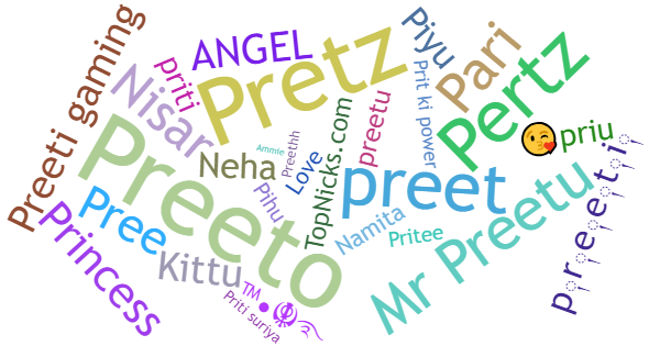 ألقاب لـ Preeti