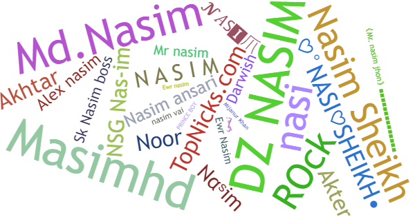 ألقاب لـ Nasim