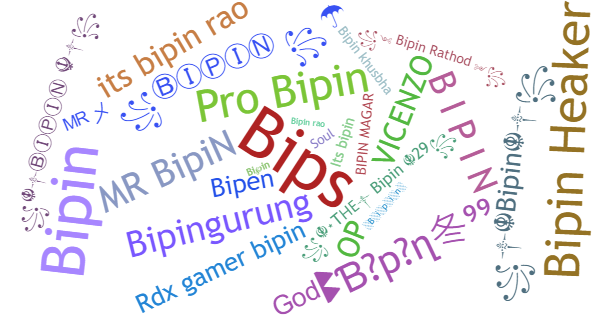 ألقاب لـ Bipin