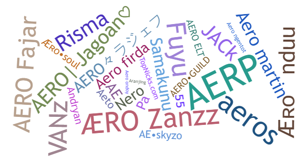 ألقاب لـ Aero