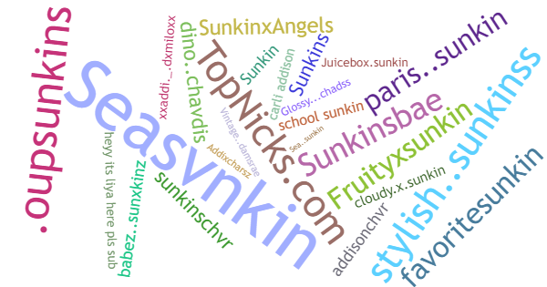 ألقاب لـ Sunkin