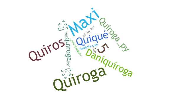 ألقاب لـ Quiroga