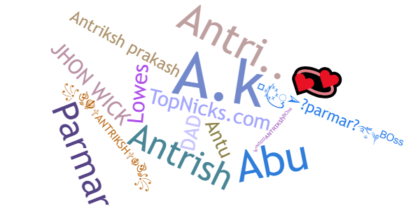 ألقاب لـ Antriksh