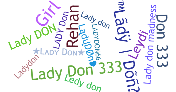 ألقاب لـ LadyDon