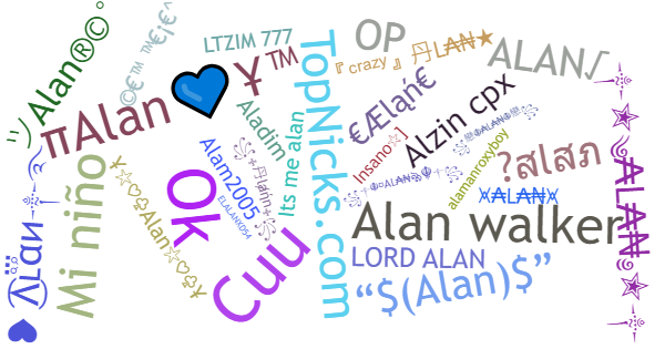 ألقاب لـ Alan