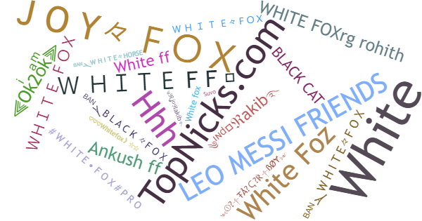 ألقاب لـ WhiteFox