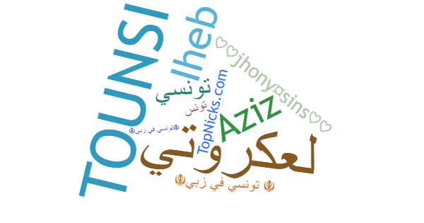 ألقاب لـ Tounsi