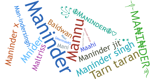 ألقاب لـ Maninder