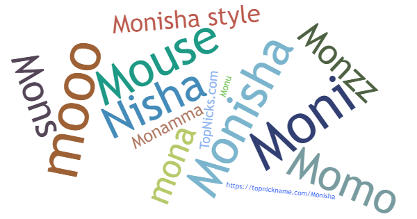 ألقاب لـ Monisha