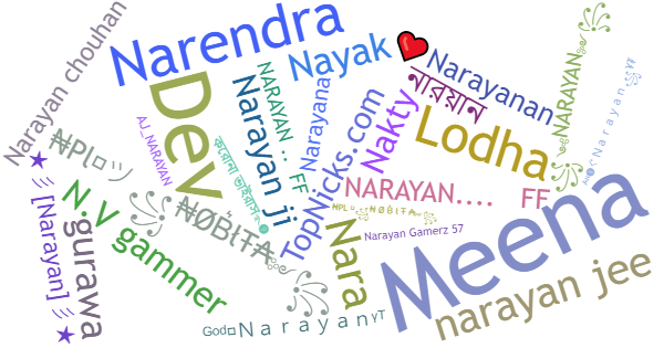 ألقاب لـ Narayan