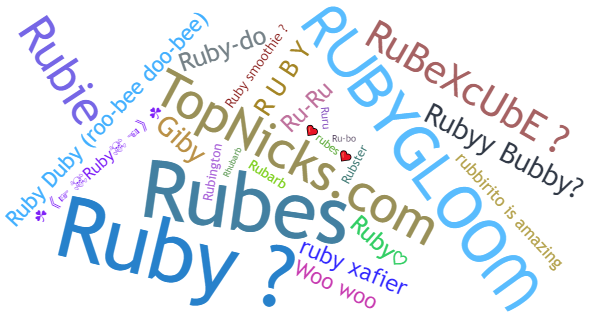 ألقاب لـ Ruby