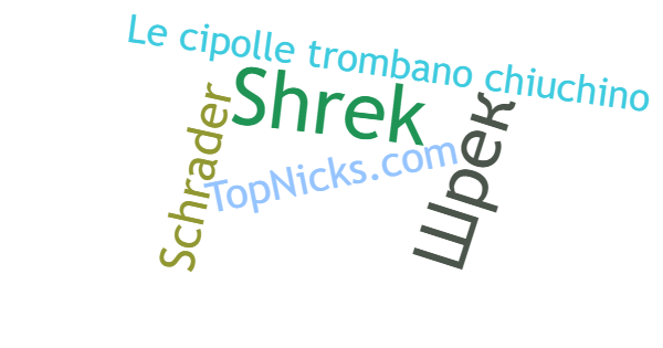 ألقاب لـ Shrek