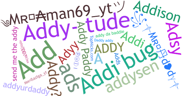 ألقاب لـ Addy