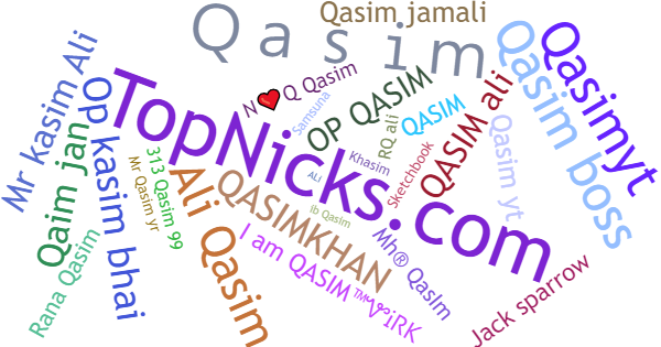 ألقاب لـ Qasim