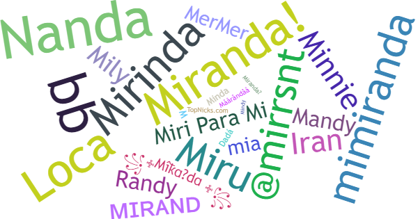 ألقاب لـ Miranda