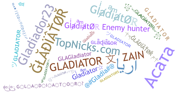 ألقاب لـ Gladiator