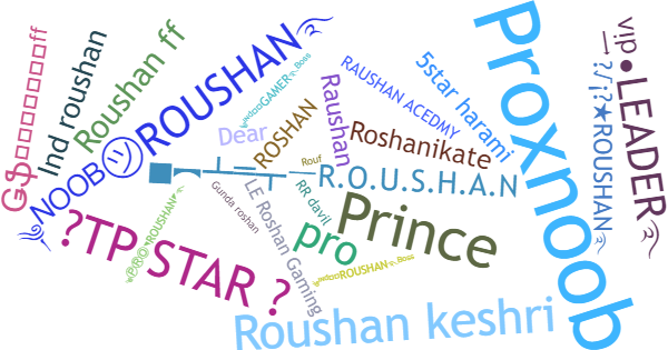 ألقاب لـ Roushan