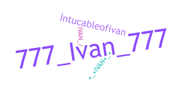 ألقاب لـ Ivan