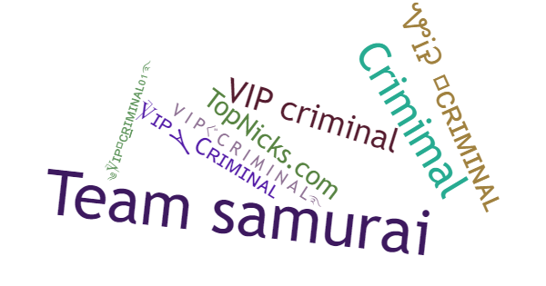 ألقاب لـ Vipcriminal