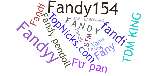 ألقاب لـ Fandy