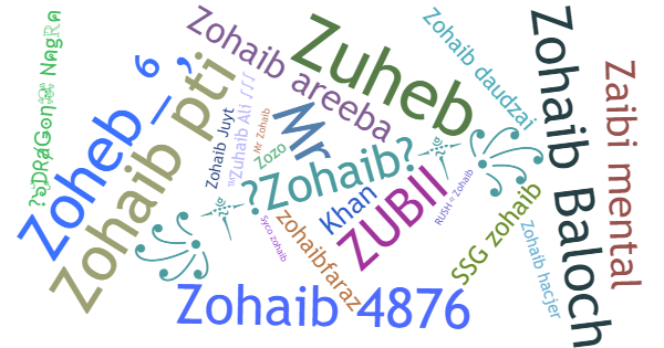 ألقاب لـ Zohaib