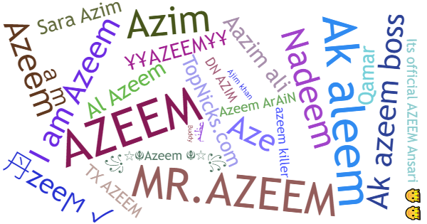 ألقاب لـ Azeem