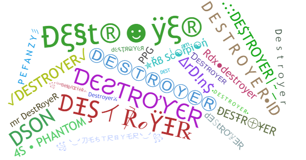 ألقاب لـ DestRoyeR