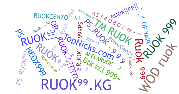 ألقاب لـ Ruok