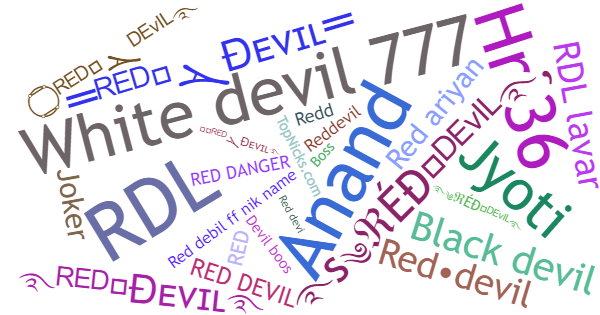 ألقاب لـ Reddevil