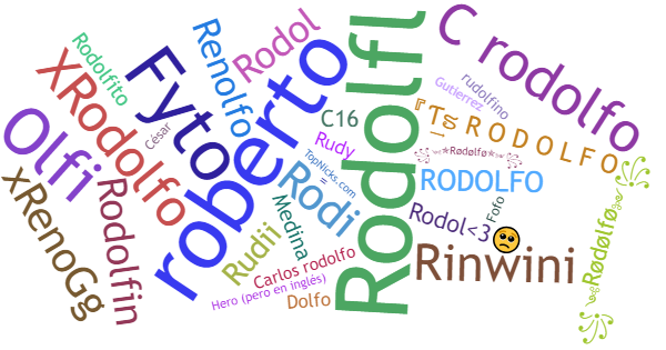 ألقاب لـ Rodolfo