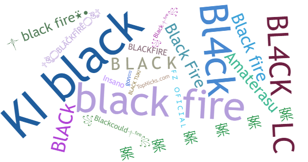 ألقاب لـ BlackFire