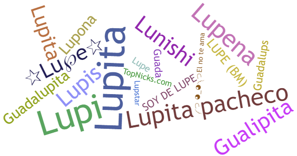 ألقاب لـ Lupe