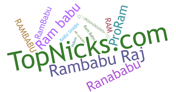 ألقاب لـ Rambabu