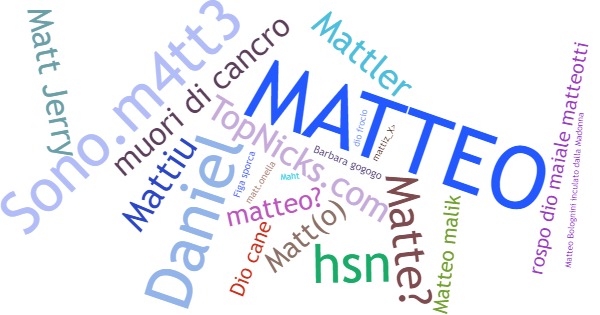 ألقاب لـ Matteo