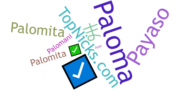 ألقاب لـ Palomita