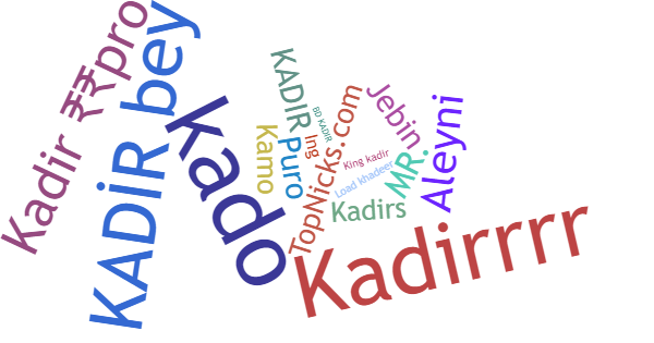 ألقاب لـ Kadir