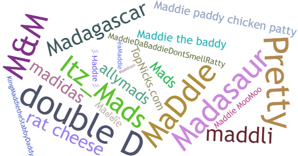 ألقاب لـ Maddie